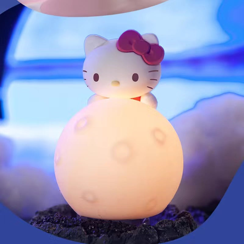 [Free Shipping]Sanrio squash moon automatically color change lamp